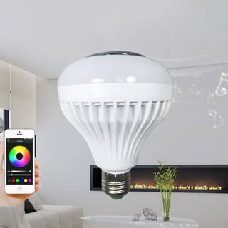 Bóng đèn LED đổi màu kiêm loa kết nối Bluetooth kèm điều khiển từ xa đa năng