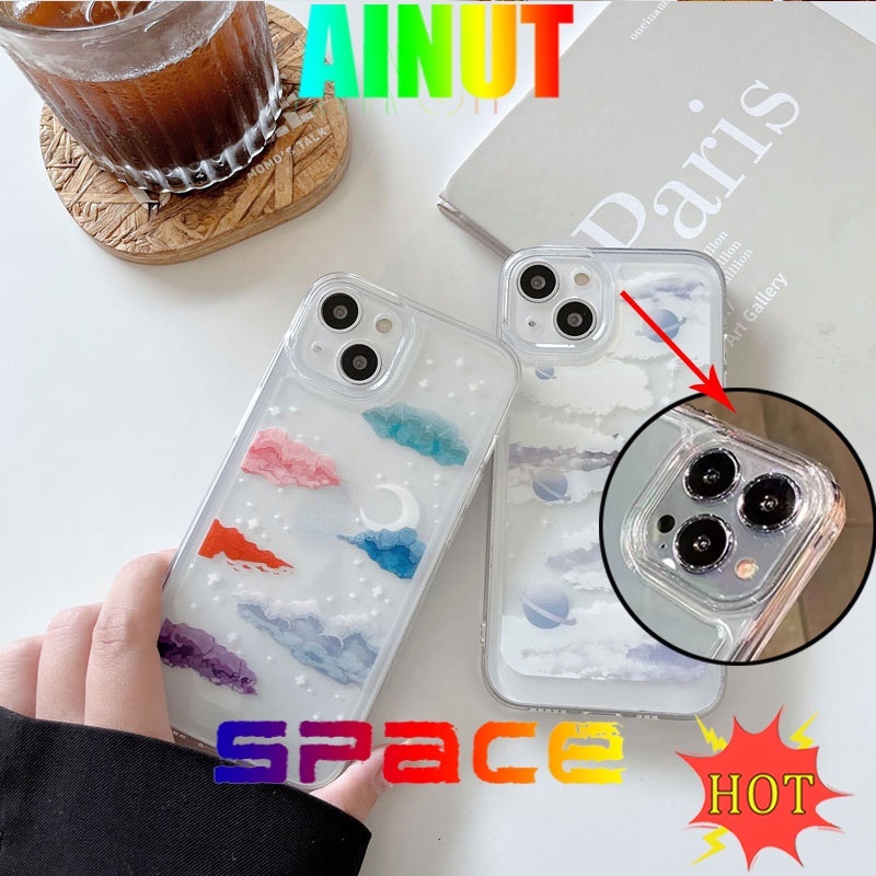 Ốp Điện Thoại Trong Suốt Chống Sốc Không Phai Màu Cho iPhone 7 / 8plus / x / xs / xsmax / 11 / 12 / 13 / promax