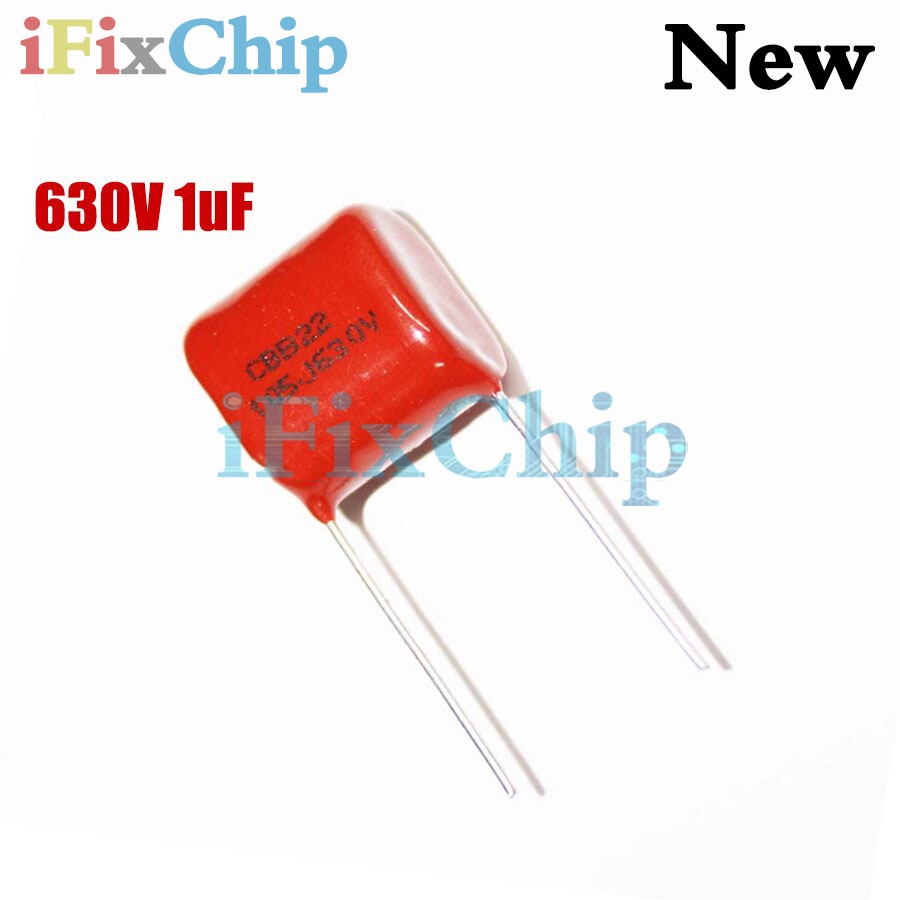 Bộ 10 Tụ Điện 630V105J 630V 1UF Pitch 20mm 105 1000NF CBB