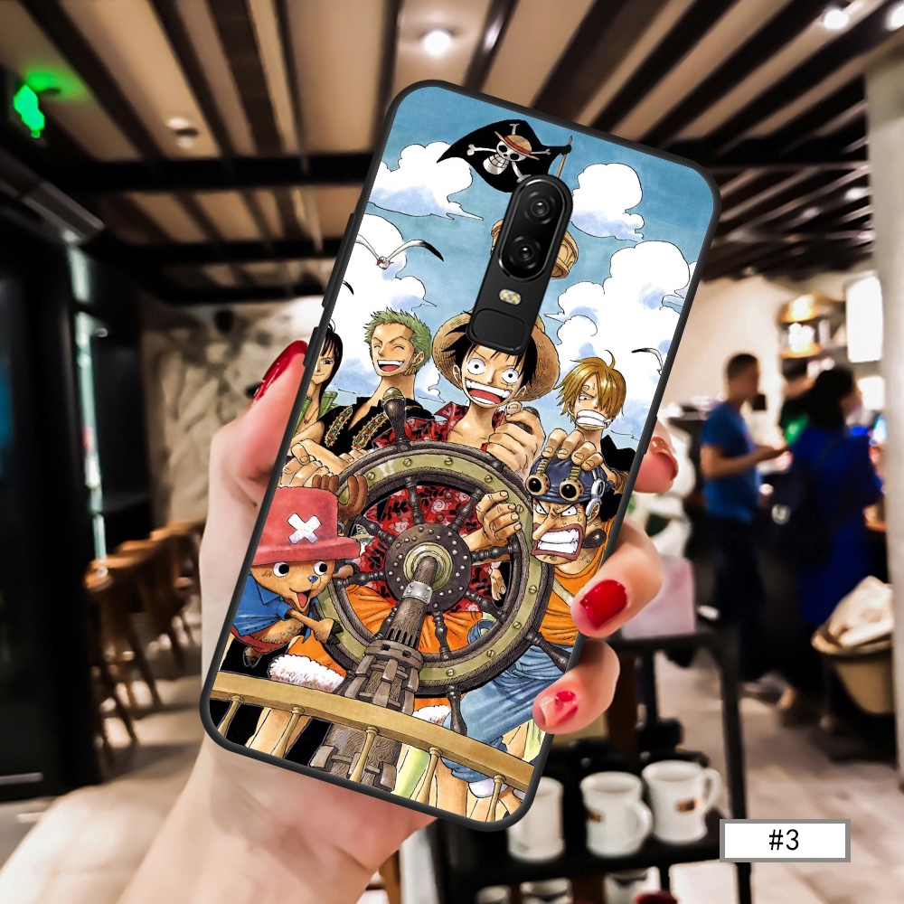 Ốp lưng họa tiết hoạt hình One Piece cho Huawei Novai 3i Y9 2019 Y9 Prime 2019 Oneplus 1+7pro