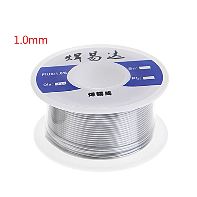 Cuộn Dây Thiếc Hàn Chì Nóng Chảy Lõi Chất Khử Rosin 0.6mm/0.8mm/1.0mm