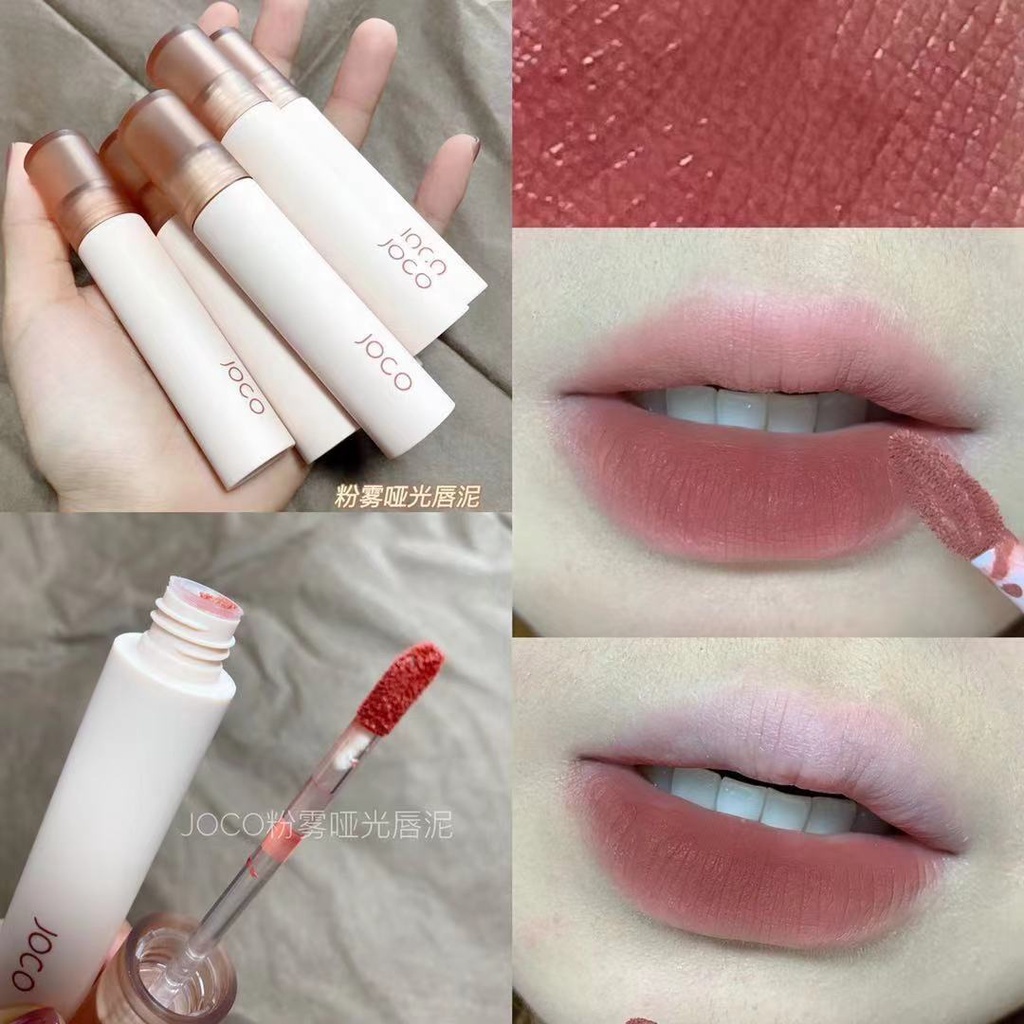Son Kem Lì JOCO Mềm Mịn Như Nhung Chống Thấm Nước Chống Khô Môi Lâu Trôi