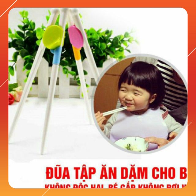 Đũa Tập Ăn, Làm Quen Tự Cầm Gắp Cho Bé