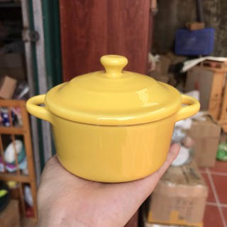 Chén Sứ Bát Ăn Cơm Bộ Bát Đĩa Decor Chén Dĩa Sứ Mầu Vàng Dễ Thương Cute Cao Cấp S04