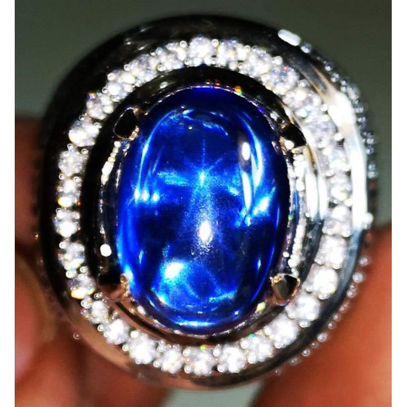 Đá Sapphire Corundum Màu Xanh Dương