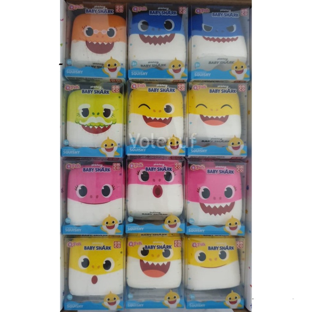 Emco Đồ Chơi Squishy Hình Cá Mập Dễ Thương Cho Bé