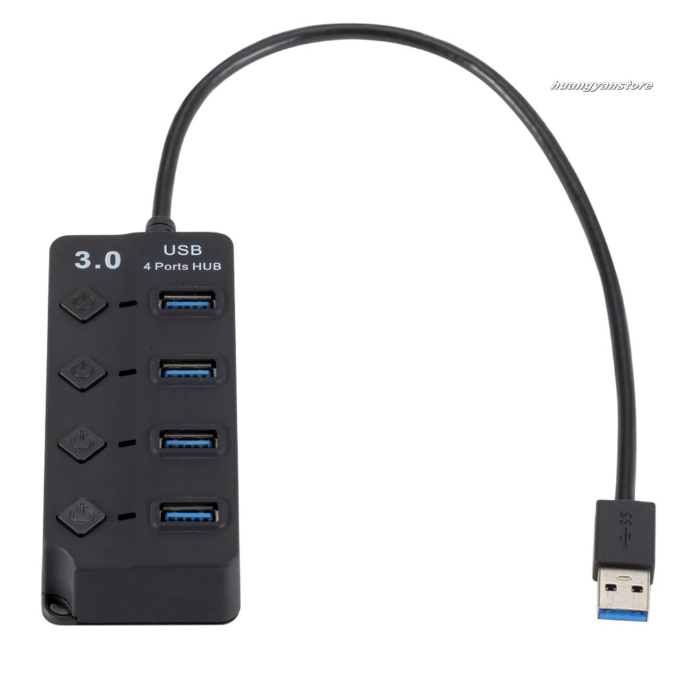 Bộ Chia 4 Cổng Usb 3.0 5gbps Tốc Độ Cao Dành Cho Pc