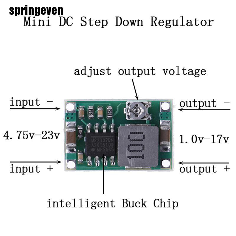 Bảng mạch hạ áp mini DC-DC từ 5V-23V sang 3.3V 6V 9V 12V