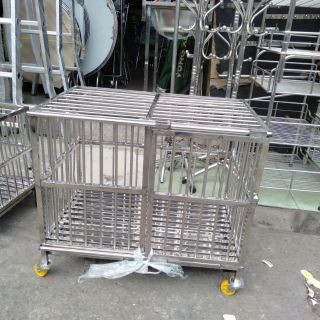 CHUỒNG CHÓ INOX 50*80*75 SHIP HỎA TỐC TPHCM