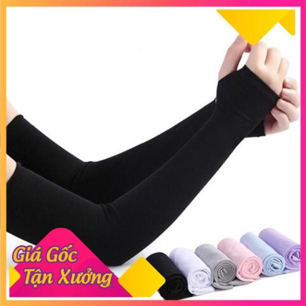 Găng Tay Chống Nắng Hàn Quốc Xỏ Ngón Let's Slim đủ màu Dày Dặn Ngăn Tia UV