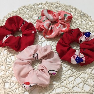 Dây buộc tóc🍀Cột tóc vải scrunchies🍀 bản SIÊU PHỒNG VẢI THÔ