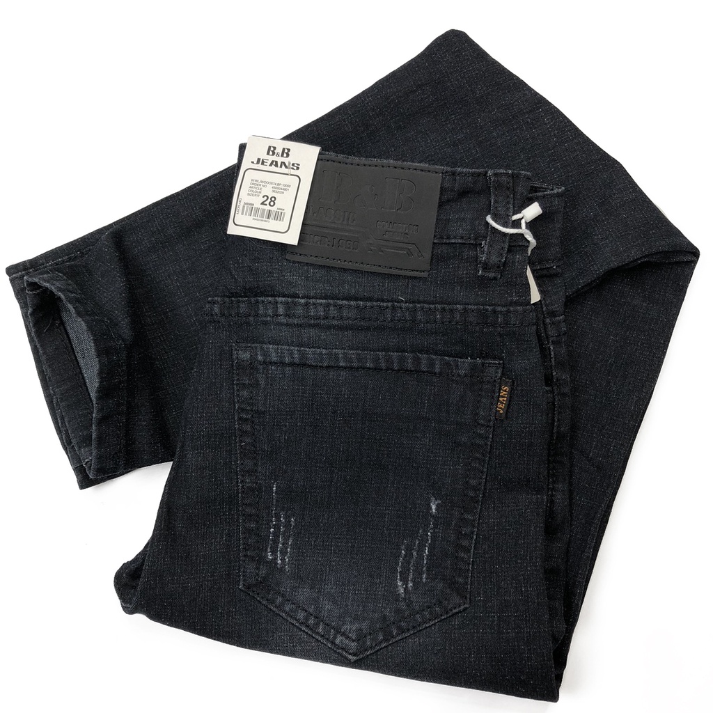Quần Jean Nam chất đẹp rách gối phong cách Hàn Quốc quần bò nam cao cấp co giãn tốt QJ-307 | BigBuy360 - bigbuy360.vn