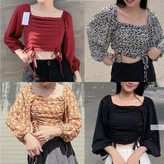 Áo kiểu rút dây GINNY nữ tính nàng thơ trendy