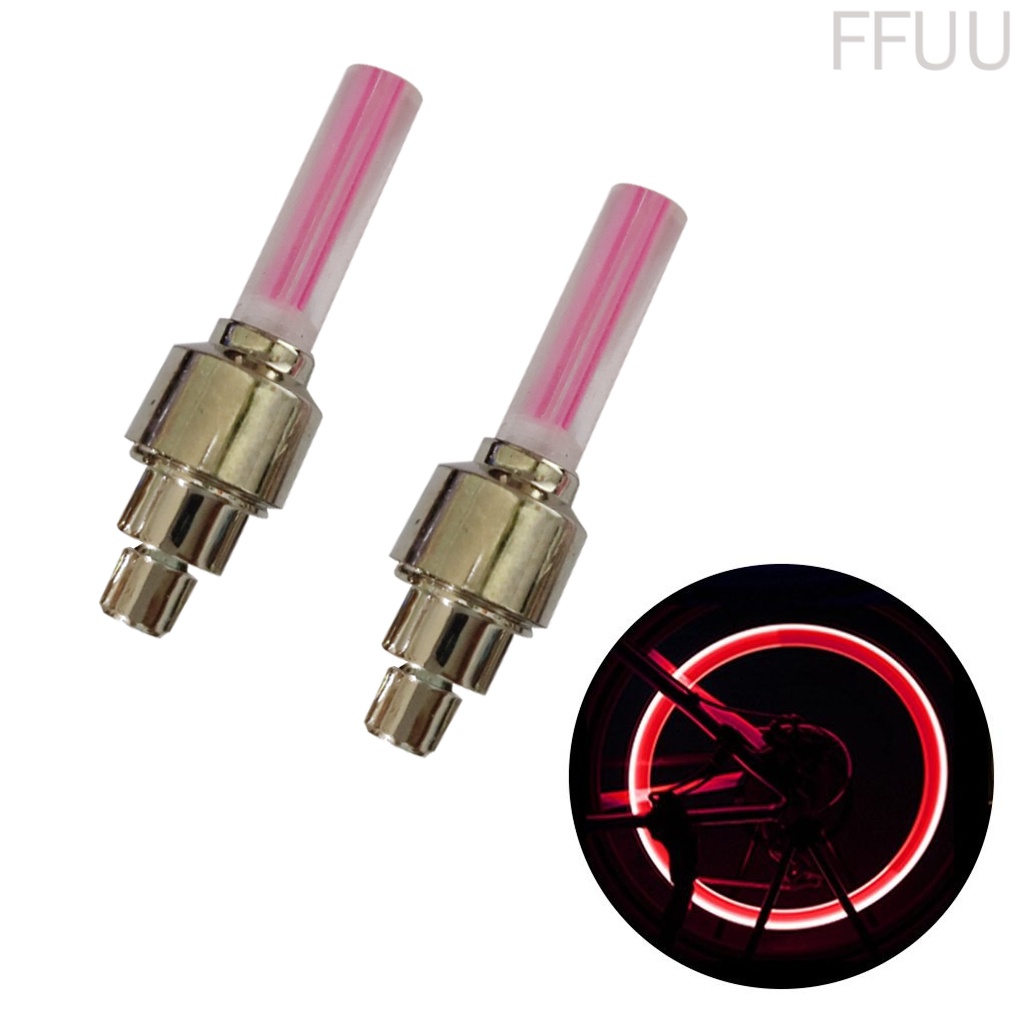 Set 2 đèn LED trang trí van bánh xe hơi/xe máy/xe đạp FF86 độc đáo