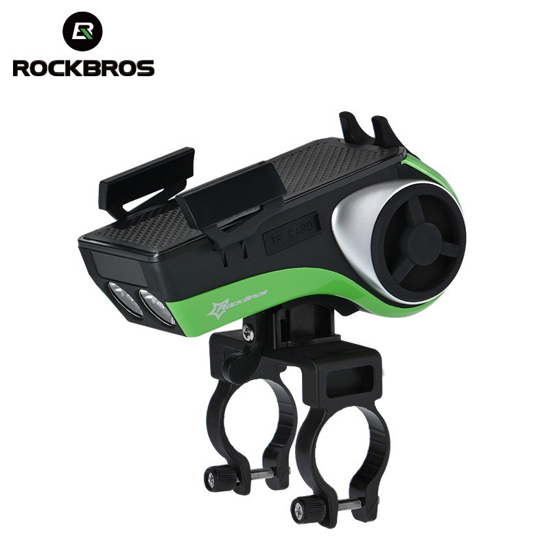 Rockbros Loa Nghe Nhạc MP3 4400mAh Kiêm Đài Fm 5 Trong 1 Chống Nước Cho Xe Đạp