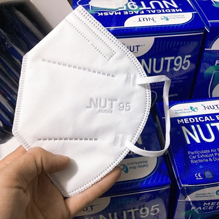 Khẩu Trang NUT N95, 5 Lớp, Giấy Kháng Khuẩn, Hàng Xuất Khẩu