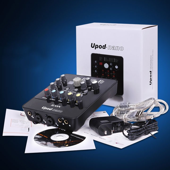 UPOD Nano - Sound Card Hát Karaoke Online, Live Stream Hãng iCon