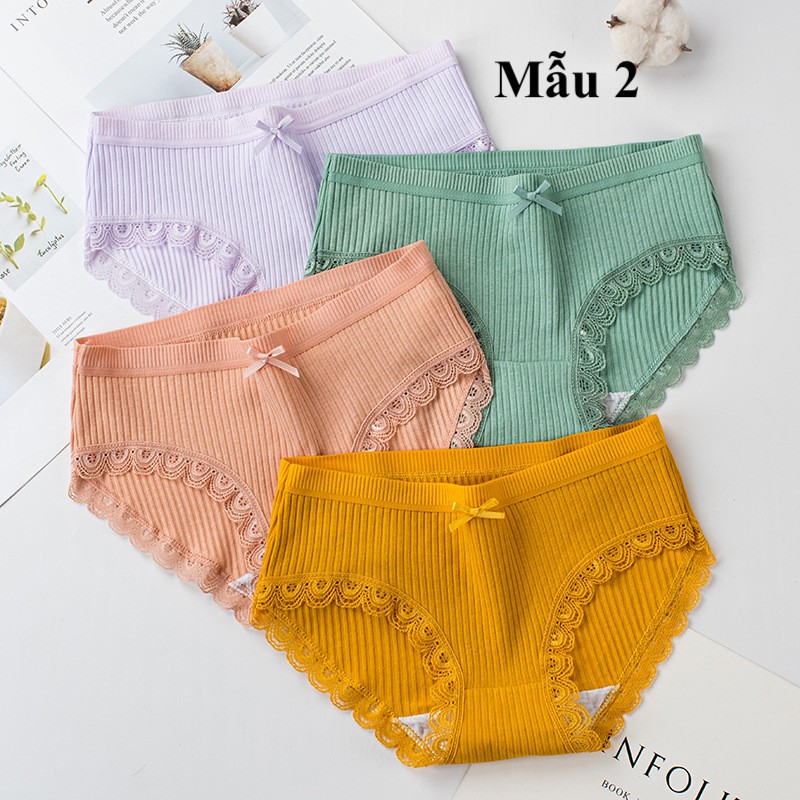 Quần Lót Cotton Tăm Tre Kháng Khuẩn Gân Nhỏ | BigBuy360 - bigbuy360.vn