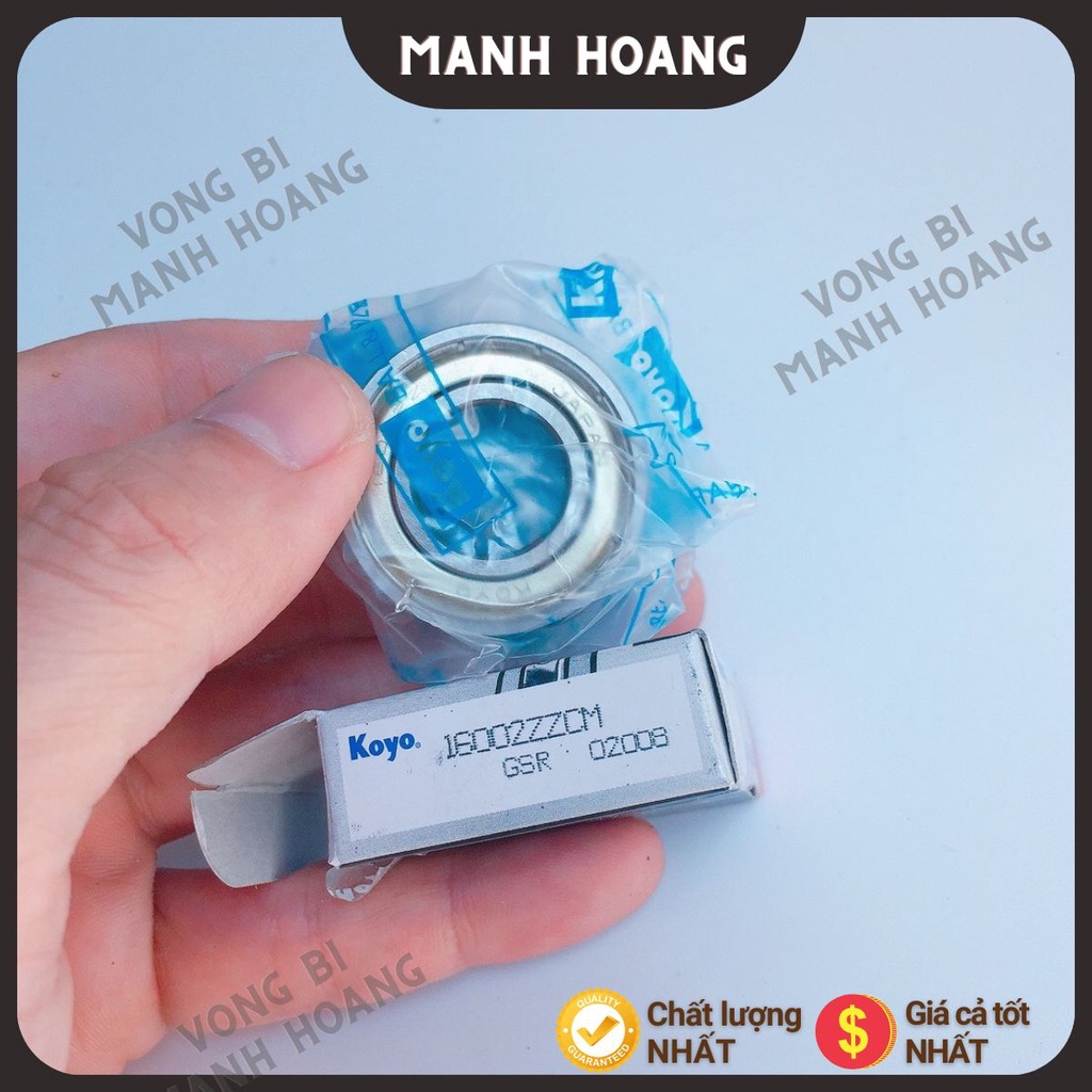 Vòng bi, bạc đạn 16002 ZZCM KOYO, tiêu chuẩn quốc tế, chất lượng cao, bền bỉ - Vòng bi Mạnh Hoàng