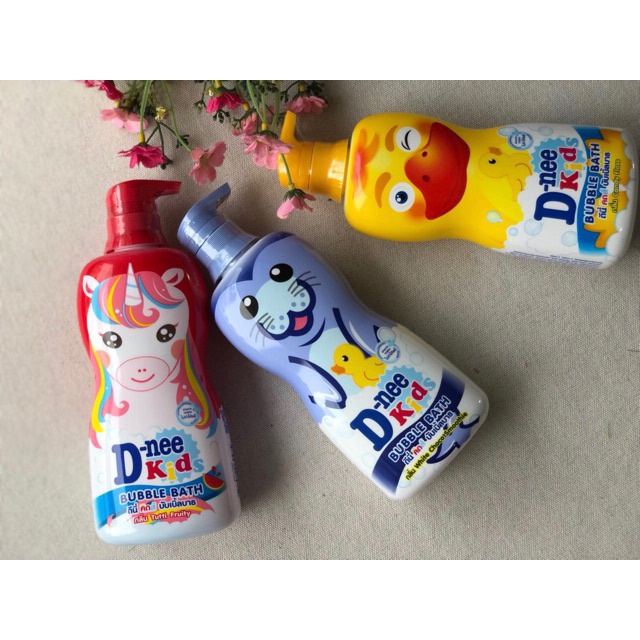 [GIÁ SỈ] Sữa tắm gội Dnee Kid Thái Lan hình thú nhiều màu 400ml