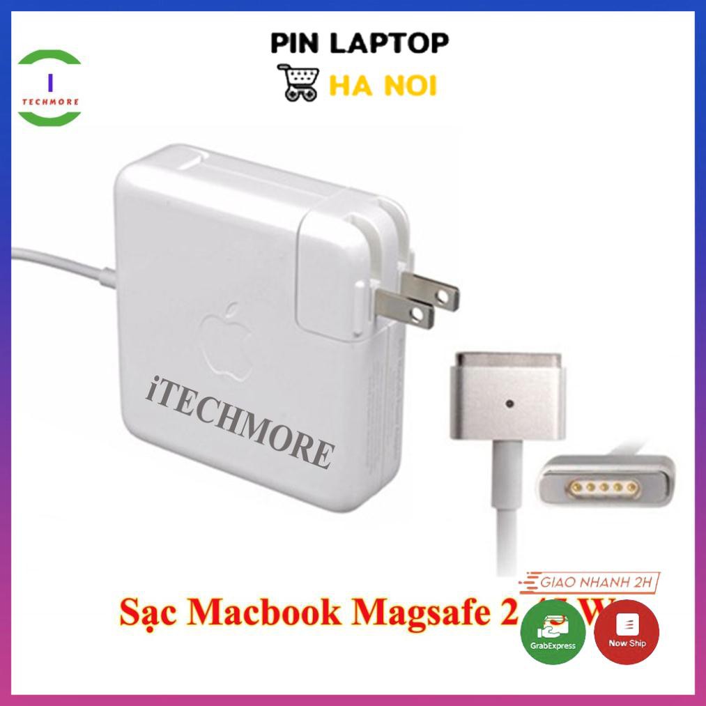 Sạc Macbook Magsafe 2 Công suất 45W (Early 2013/Mid 2017)  Bảo hành 12 Tháng đổi mới sản phẩm