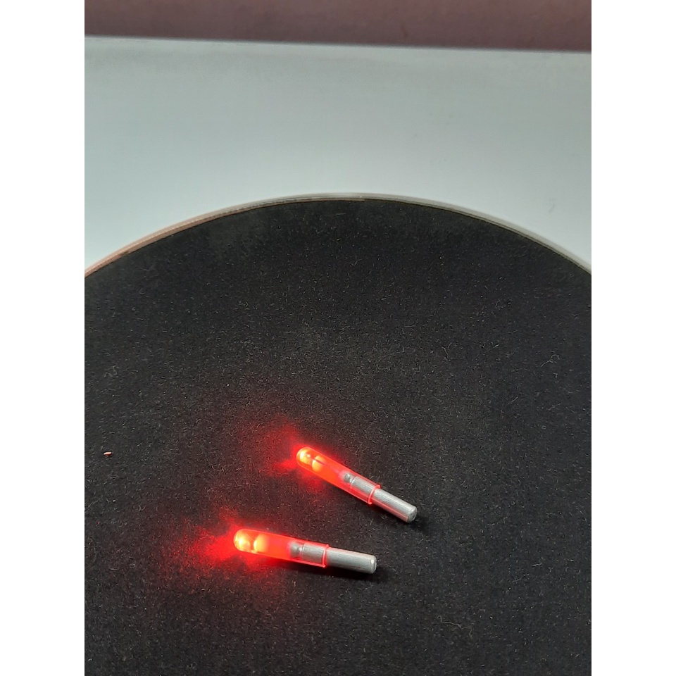đèn led siêu sáng và siêu nhẹ loại dài dùng pin CR425 gắn phao câu đêm ánh sáng xanh, ánh sáng đỏ