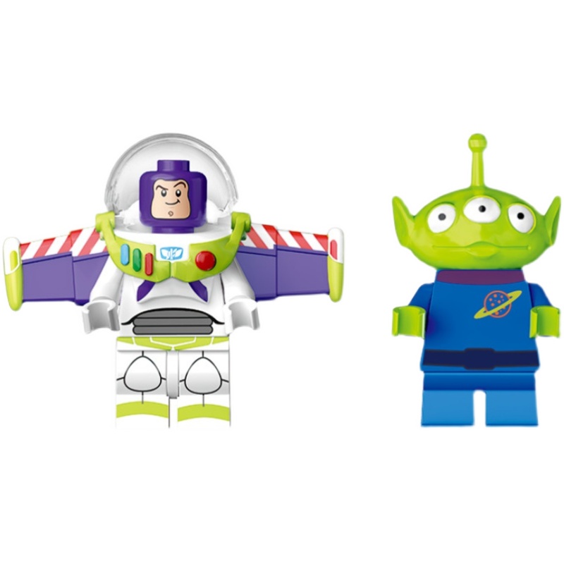 Đồ Chơi Lắp Ráp Kiểu LEGO Mô Hình Buzz Lightyear Mecha Double Elephant SX9060 Với 243 Mảnh Ghép