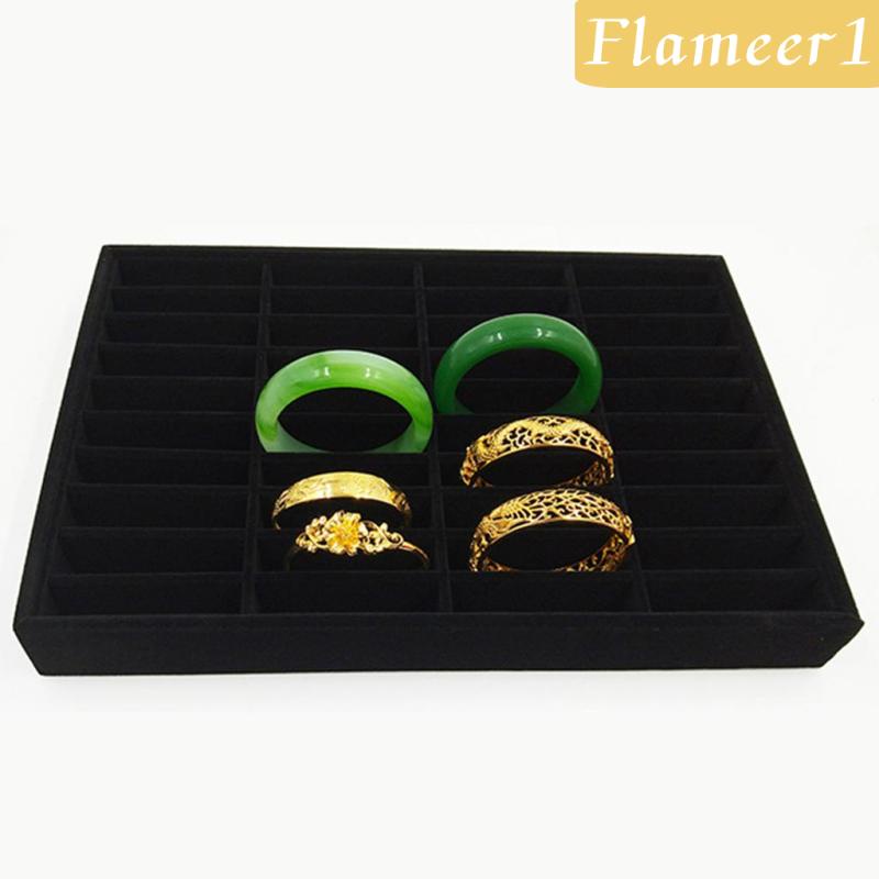 [Flameameer1] Khay 40 Ngăn Đựng Vòng Tay Màu Xám Cho Nam Và Nữ