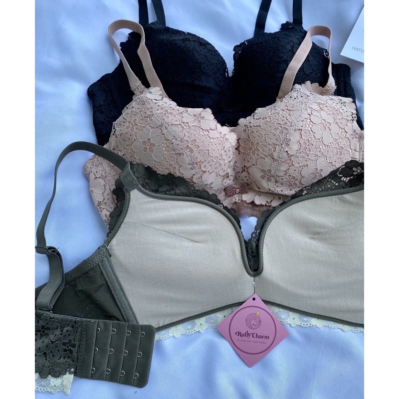 Áo lót fussy flower -có kèm quần - RUBYCHARM-BG-693577-2880 | BigBuy360 - bigbuy360.vn