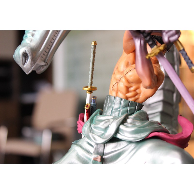 ( Video Review ) Mô hình One Piece Zoro rồng xanh Zoro figure