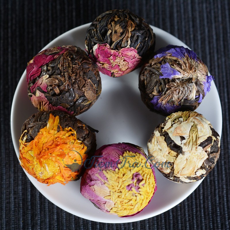 Trà Nở Hoa Phổ Nhĩ 1 Viên