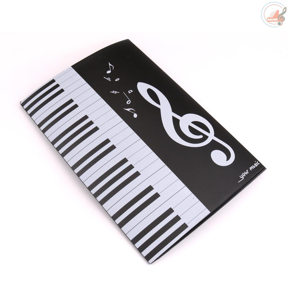 Bìa Hồ Sơ Đàn Piano Hy A4 6 Trang