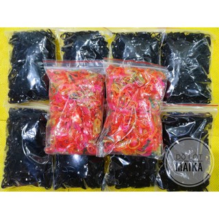 100g chun buộc tóc màu đen - nhiều màu siêu dai sợi to