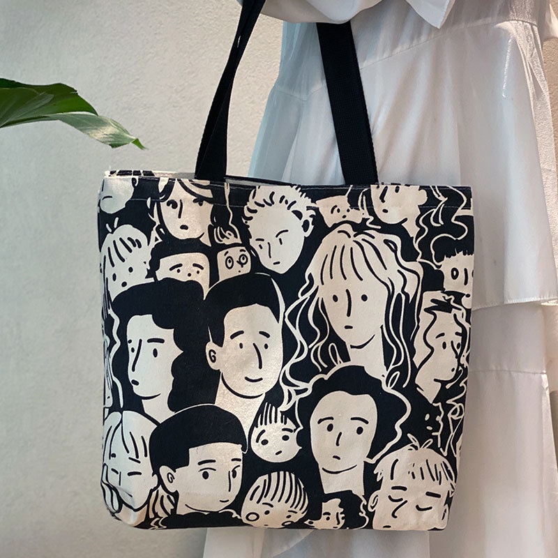 Túi Xách canvas Cỡ Lớn Thời Trang Hàn Quốc