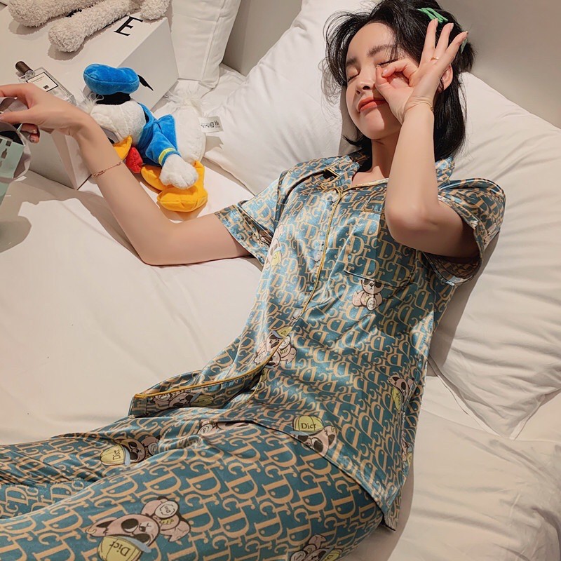 [Big Sale] 🌱 Đồ Bộ Pijama Lụa Đồ Mặc Nhà☘️ Bộ Ngủ Cao Cấp Mát Mềm Mịn - ELSA | BigBuy360 - bigbuy360.vn