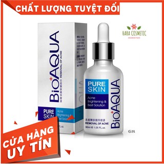 Tinh chất hỗ trợ loại bỏ mụn làm mờ sẹo kiểm soát dầu bioaqua dưỡng trắng da 30ml