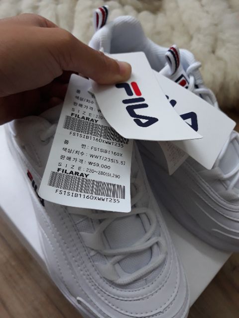 Giày FILARAY new Disruptor chuẩn Auth