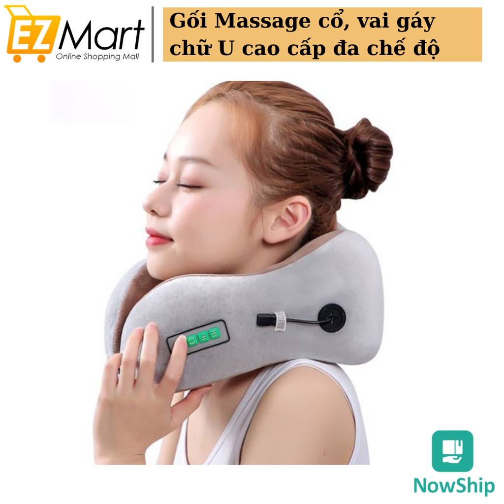 Gối Massage Vòng Cổ Chữ U Đa Năng U-Shaped ZX - 1902