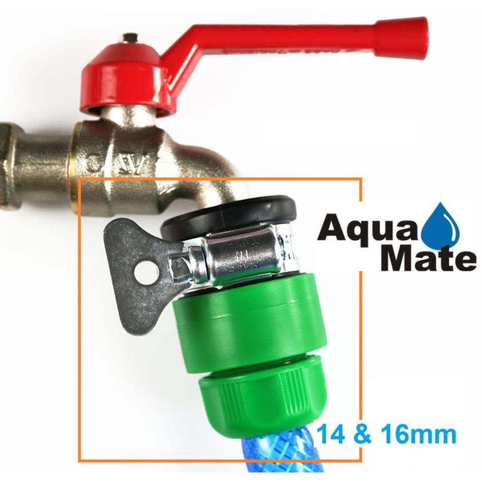 [CHÍNH HÃNG] Khớp nối cổ dê vòi và ống nước mềm 16mm AQUAMATE W-3360 (DSG)