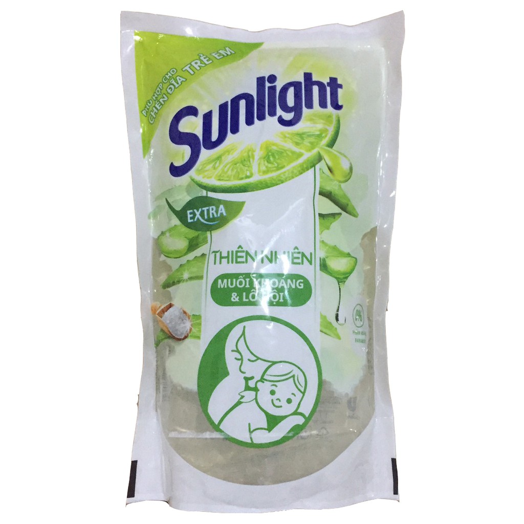 Nước Rửa Chén Sunlight Trắng Thiên Nhiên 550g