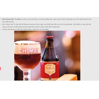 BIA CHIMAY ĐỎ 7% (33CL)