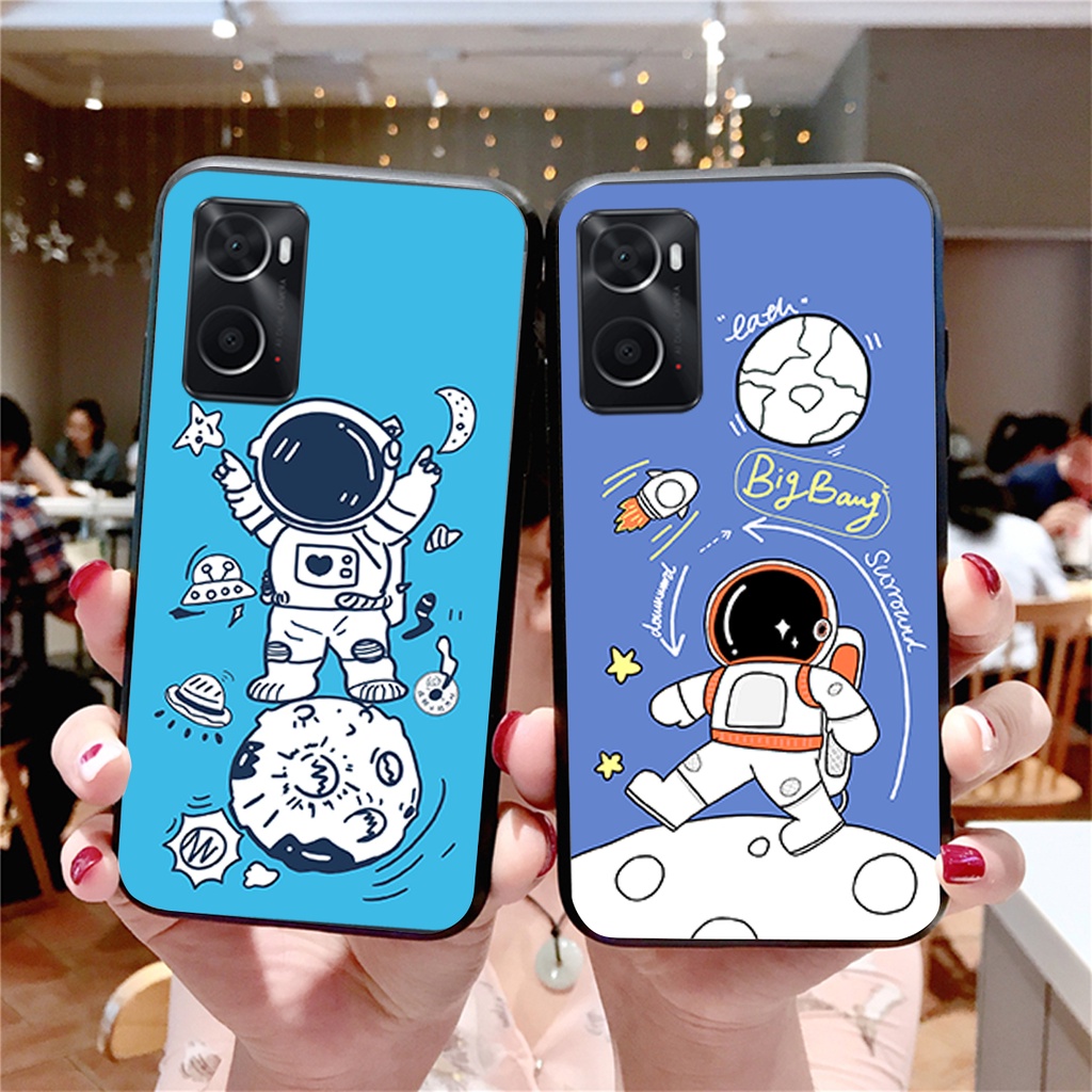 Ốp lưng Oppo A76 - Oppo A36 - Realme C35 đẹp phi hành gia vũ trụ nasa cực chất