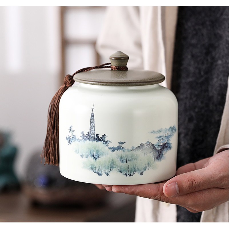 Hũ trà Tịnh Bảo Tháp