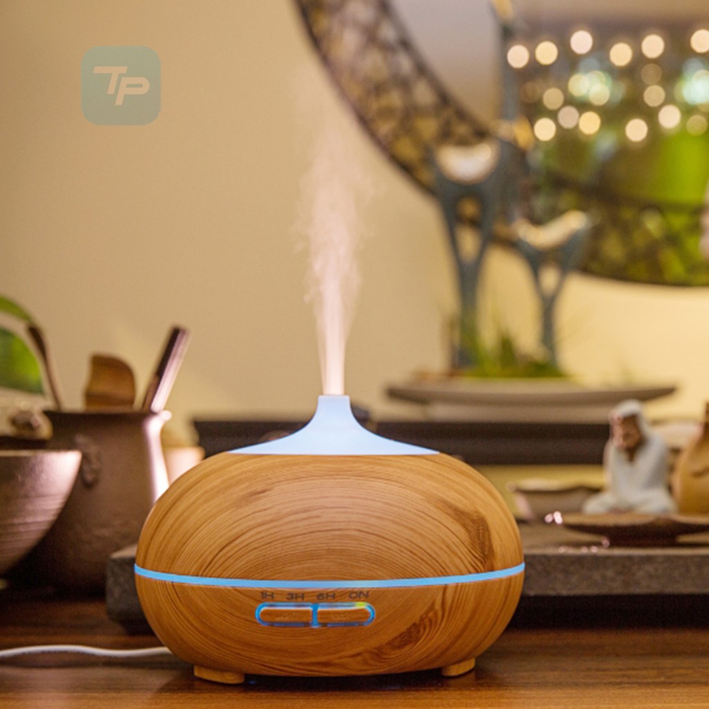 Máy Khuếch Tán Tinh Dầu Hình Bí Ngô + TẶNG REMOTE
