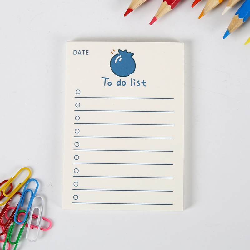 Goo Set 50 Tờ Giấy Note Ghi Chú Chesk List To Do List Ghi Chú