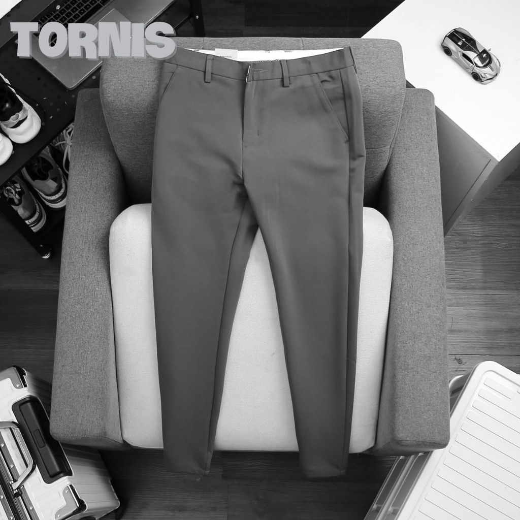 Quần tây đen nam văn phòng công sở học sinh sinh viên chất vải co giãn 4 chiều thoáng mát