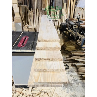 Tấm gỗ thông dài 80cm x rộng 25cm x dày 2cm