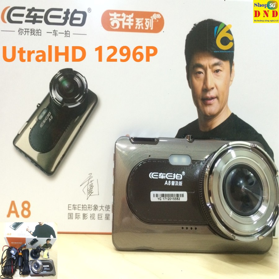 Camera Eachpai A8 vs C8 UtralHD 1296P Hành Trình Xe Hơi tích hợp cam lùi an toàn, LCD 4 inh, hình ảnh rõ nét hỗ trợ 64GB