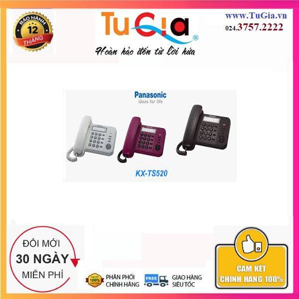 Điện thoại Panasonic KX-TS520MX - Hàng chính hãng