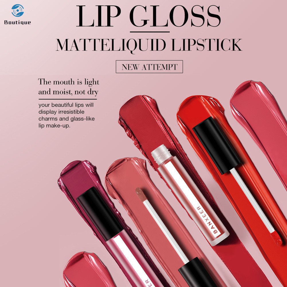 (Hàng Mới Về) Son Môi Dạng Lỏng Chống Thấm Nước Màu Sắc Thời Trang | BigBuy360 - bigbuy360.vn